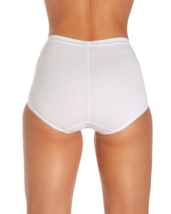 La Marquise Knickers | 3 Pack Maxi Brief - White