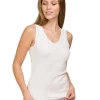La Marquise Thermals | 2 Pack Viloft Thermal Sleeveless Top - White