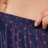 La Marquise Pyjamas | Festive Prints Button Pyjamas - Navy Stars