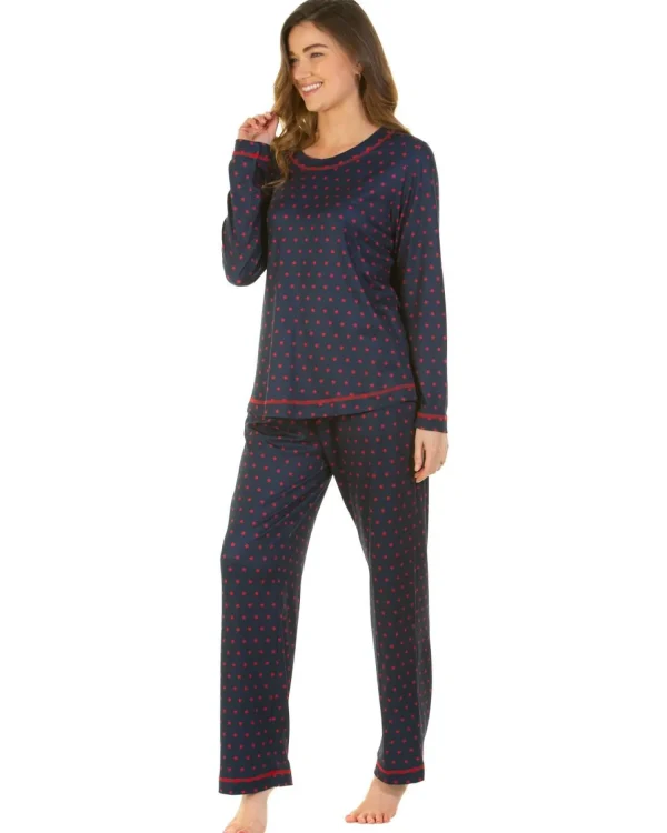 La Marquise Pyjamas | Festive Prints Pyjamas - Navy Stars