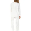 La Marquise Pyjamas | Flower Leaf Cuddleknit Pyjamas - Ivory