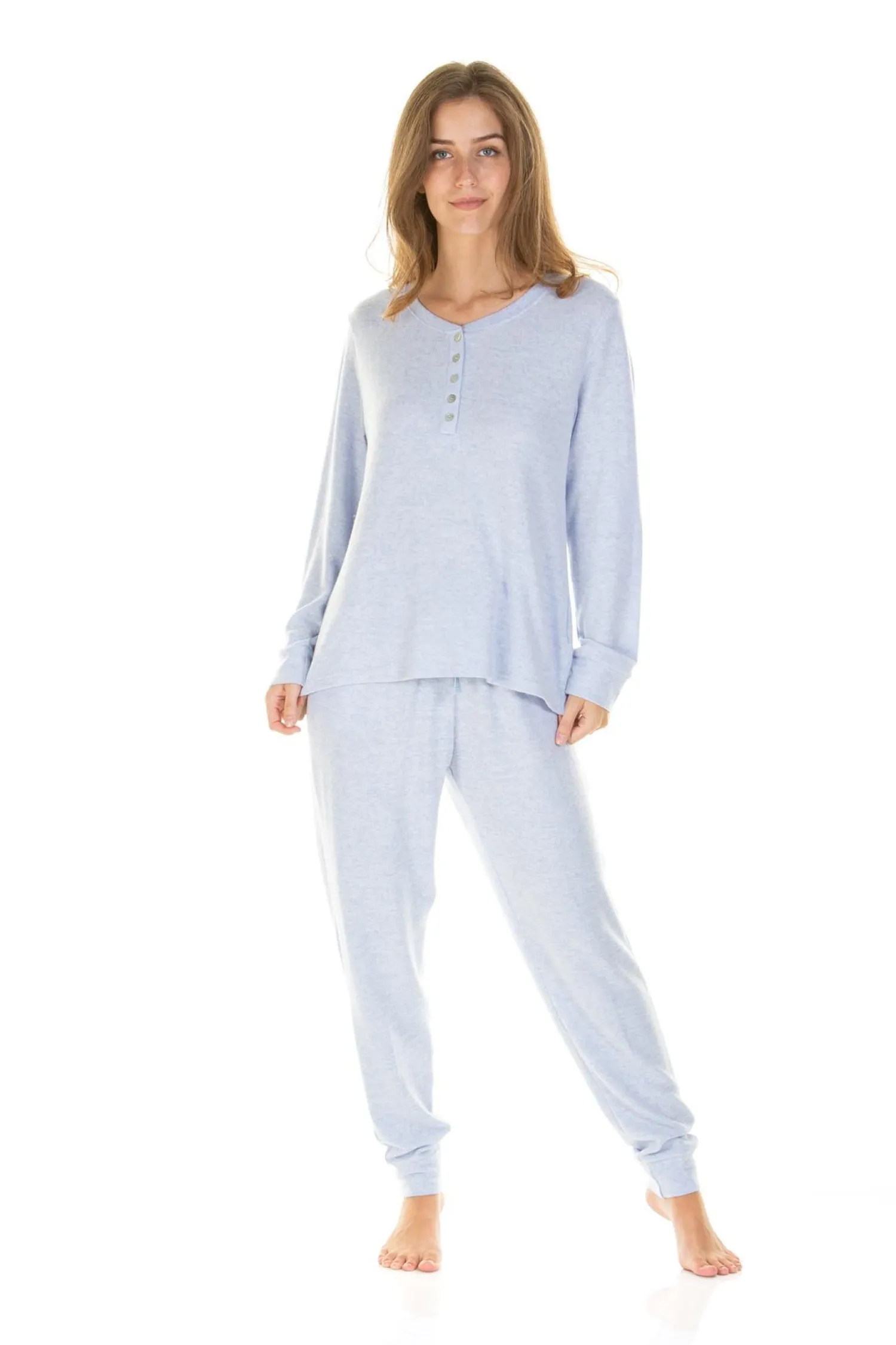 la_marquise_lush_lounge_c_1-2.webp La Marquise Pyjamas | Lush Lounge Cloudknit Pyjamas - Blue