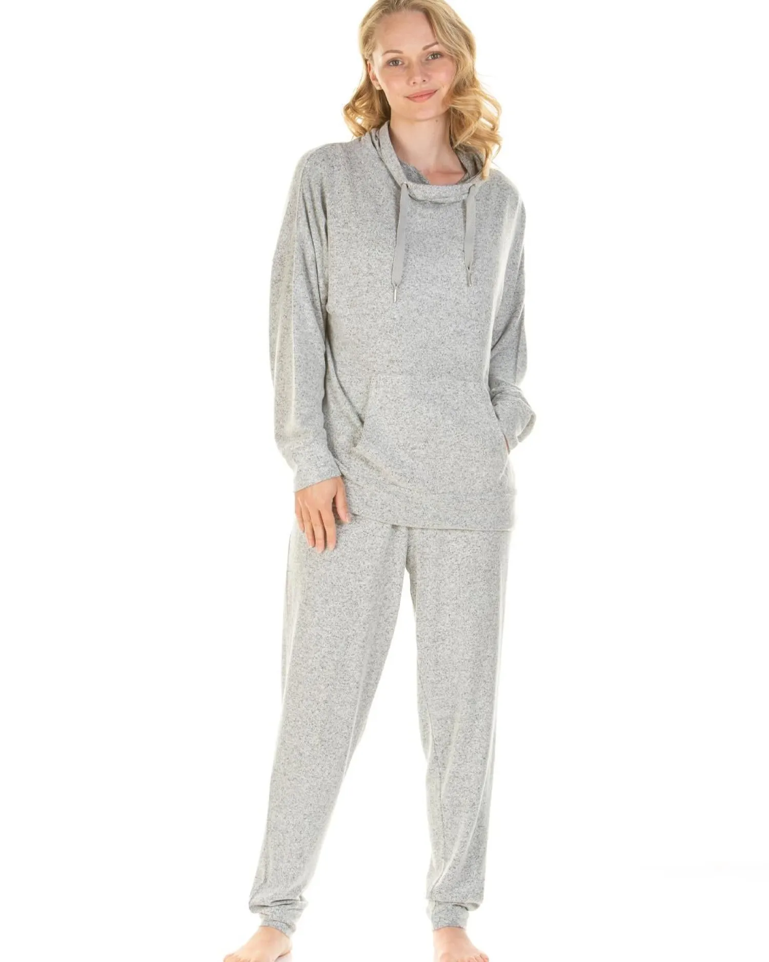 la_marquise_lush_lounge_c_4-5.webp La Marquise Pyjamas | Lush Lounge Cloudknit Cowl Neck Pyjamas - Grey