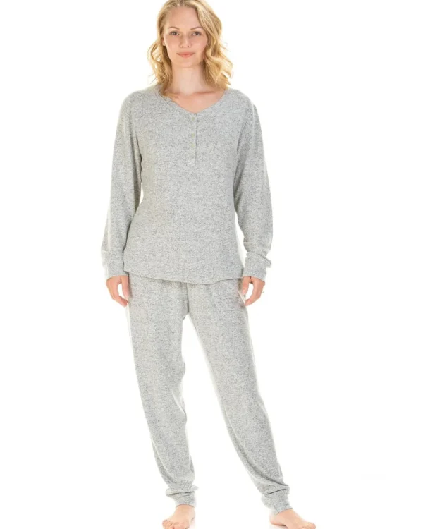 La Marquise Pyjamas | Lush Lounge Cloudknit Pyjamas - Grey