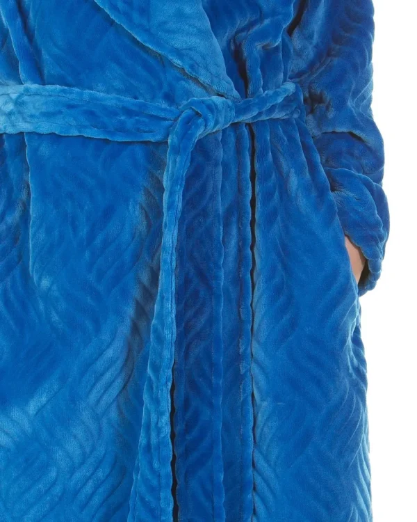 La Marquise Dressing Gowns | Midnight Tulip Dressing Gown - Teal