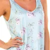 La Marquise Pyjamas | Orchid Silkyknit Short Pyjamas - Blue