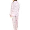 La Marquise Pyjamas | Pink Blush Jersey Button Pyjamas - Pink