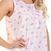 La Marquise Nighties | Pink Blush Jersey Sleeveless Nightie - Pink