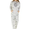 La Marquise Pyjamas | Starry Days Cowl Neck Jersey Pyjamas