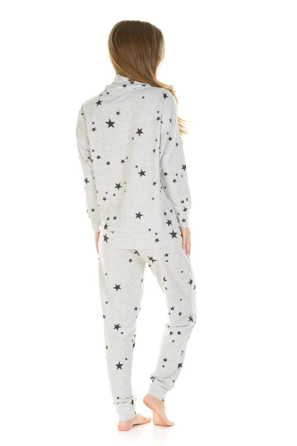 La Marquise Pyjamas | Starry Days Cowl Neck Jersey Pyjamas