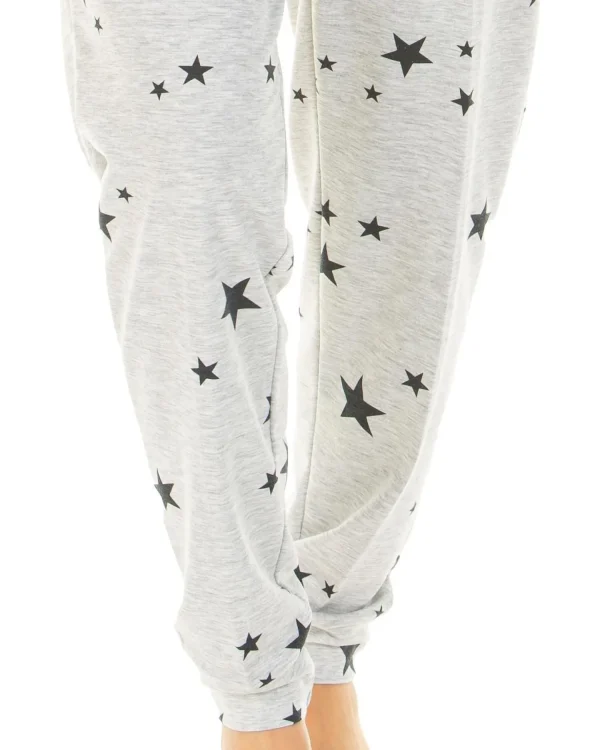 La Marquise Pyjamas | Starry Days Cowl Neck Jersey Pyjamas