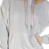 La Marquise Pyjamas | Velour Lounge Hooded Pyjamas - Grey