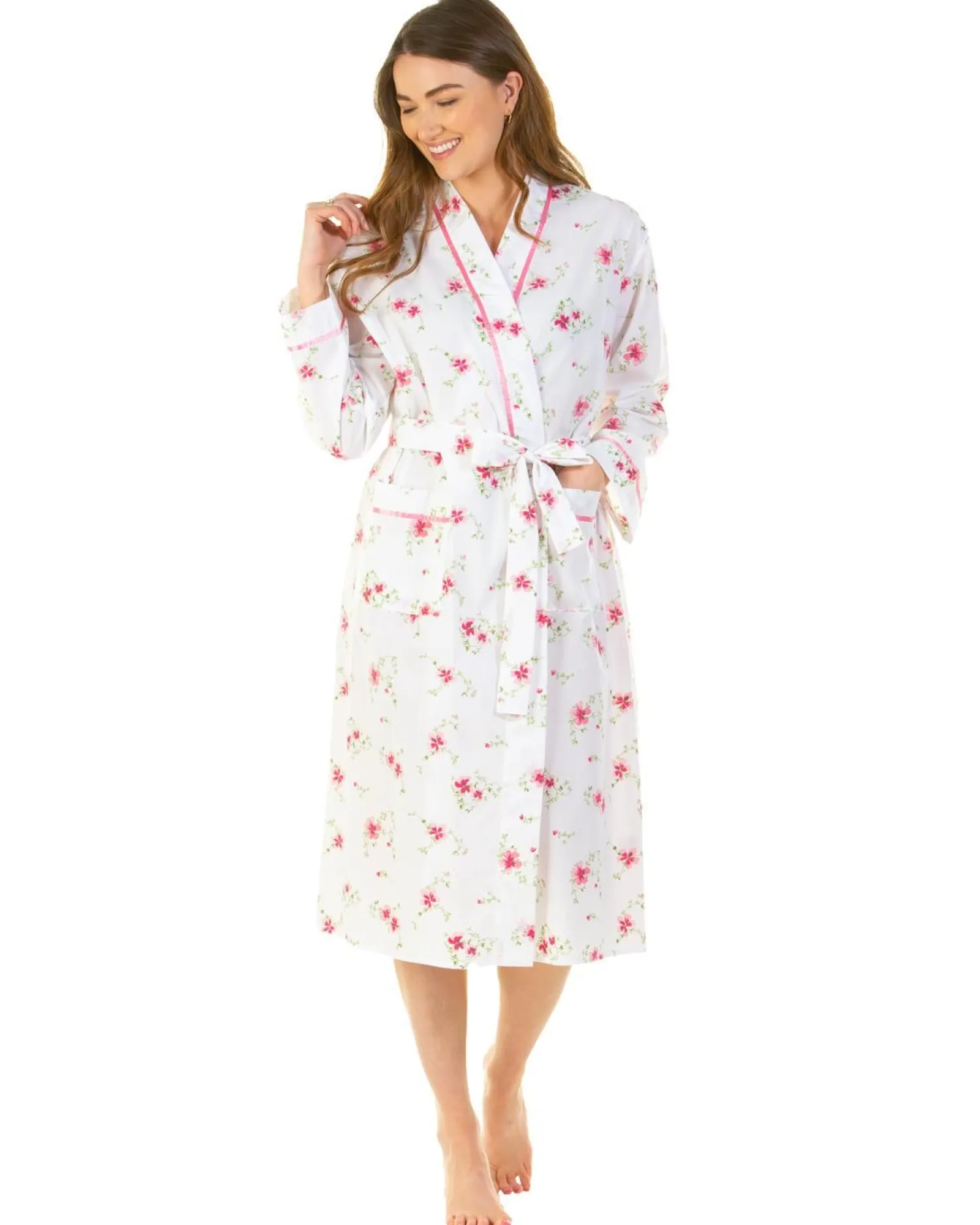 la_marquise_wallflower_ro_2-1.webp La Marquise Dressing Gowns | Wallflower Robe - Pink