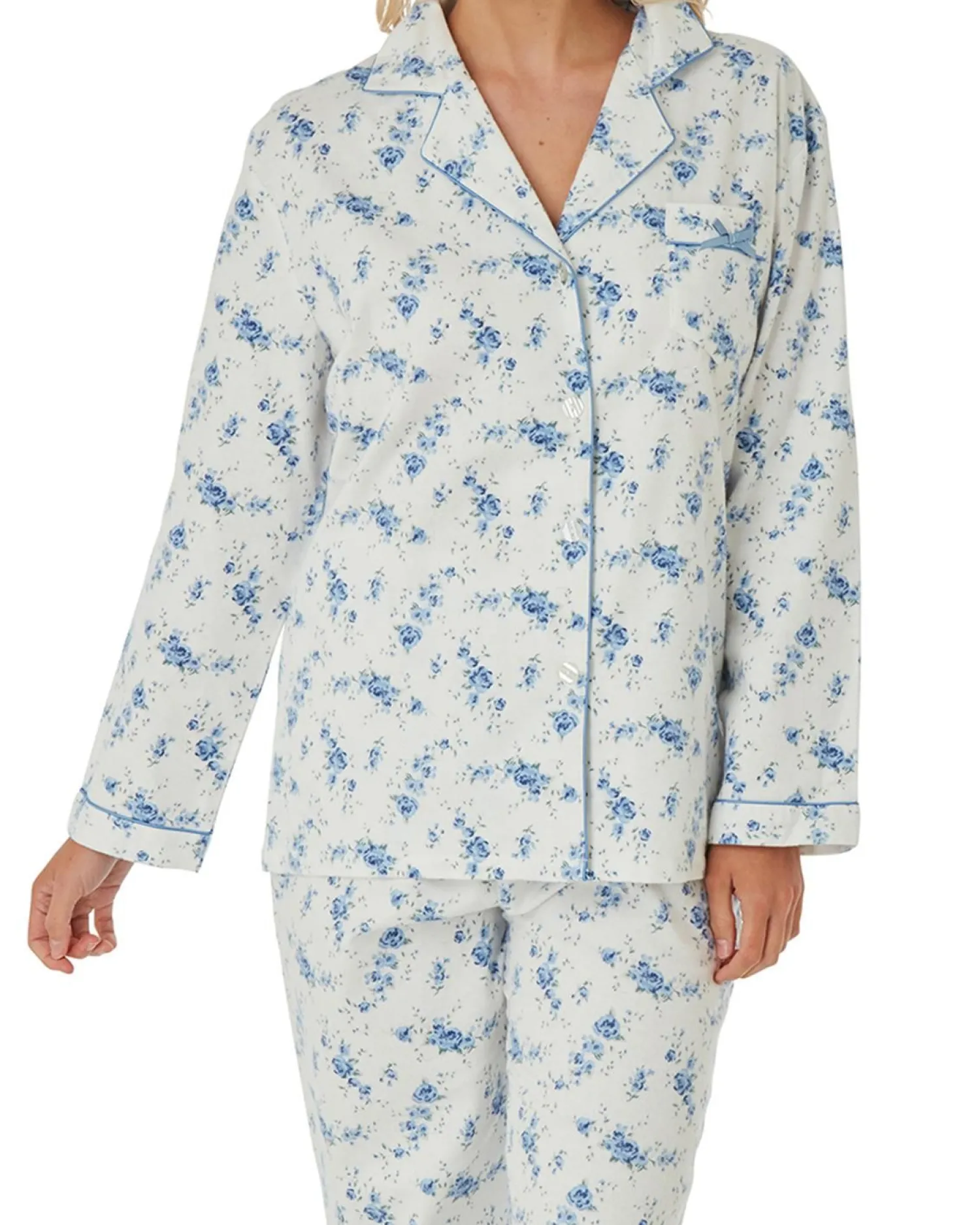 lady_olga_brushed_cotton__1.webp Lady Olga Pyjamas | Brushed Cotton Pyjamas - Blue