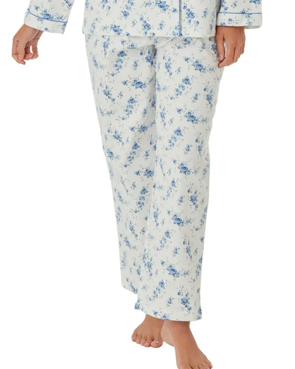 Lady Olga Pyjamas | Brushed Cotton Pyjamas - Blue