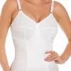 Lady Olga Shapewear | Lace Cup Control Corselette - White