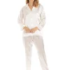 Lady Olga Pyjamas | Satin Pyjamas - Ivory