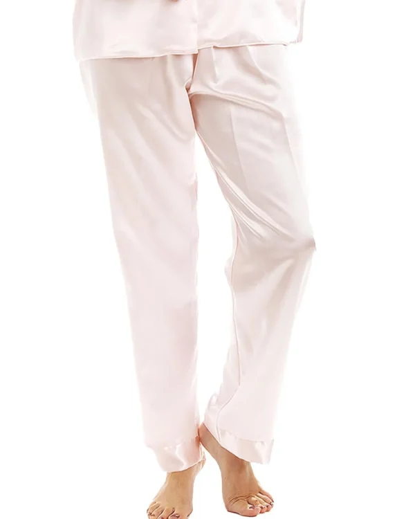 Lady Olga Pyjamas | Satin Pyjamas - Pink