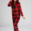 Loungeable Onesies | Check Print Reindeer Onesie