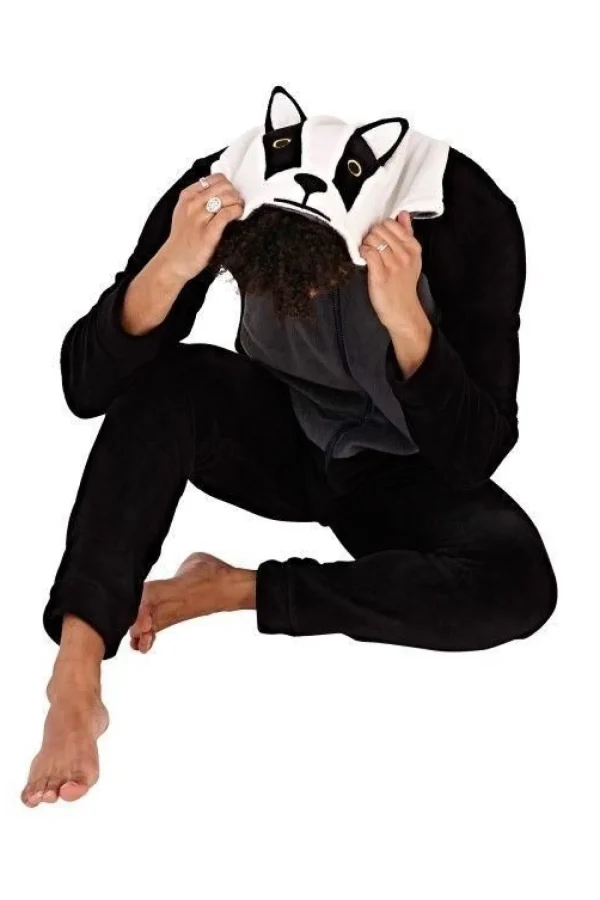 Men Loungeable Fleece Badger Onesie