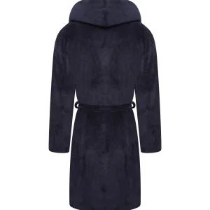 Men Loungeable Fleece Dressing Gown - Navy