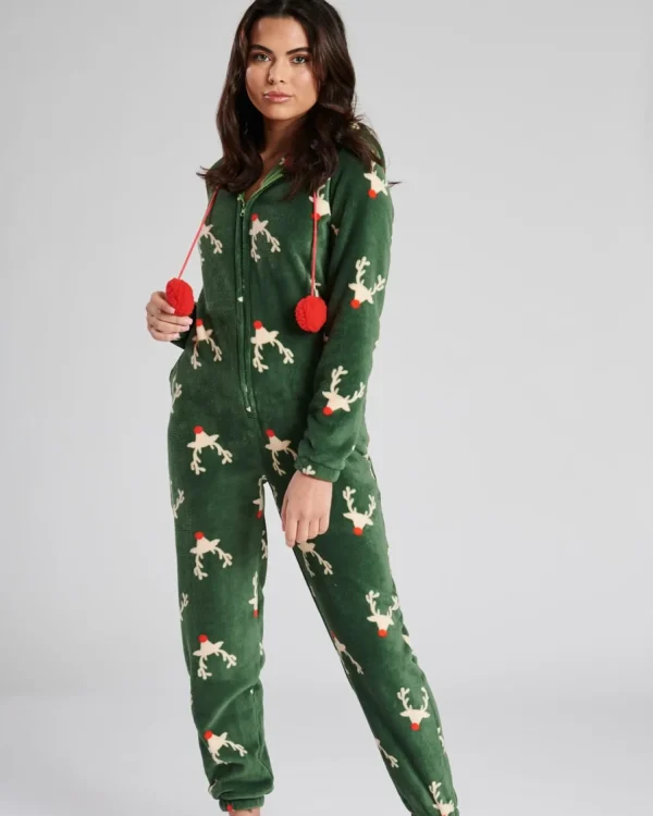 Loungeable Onesies | Forest Reindeer Onesie