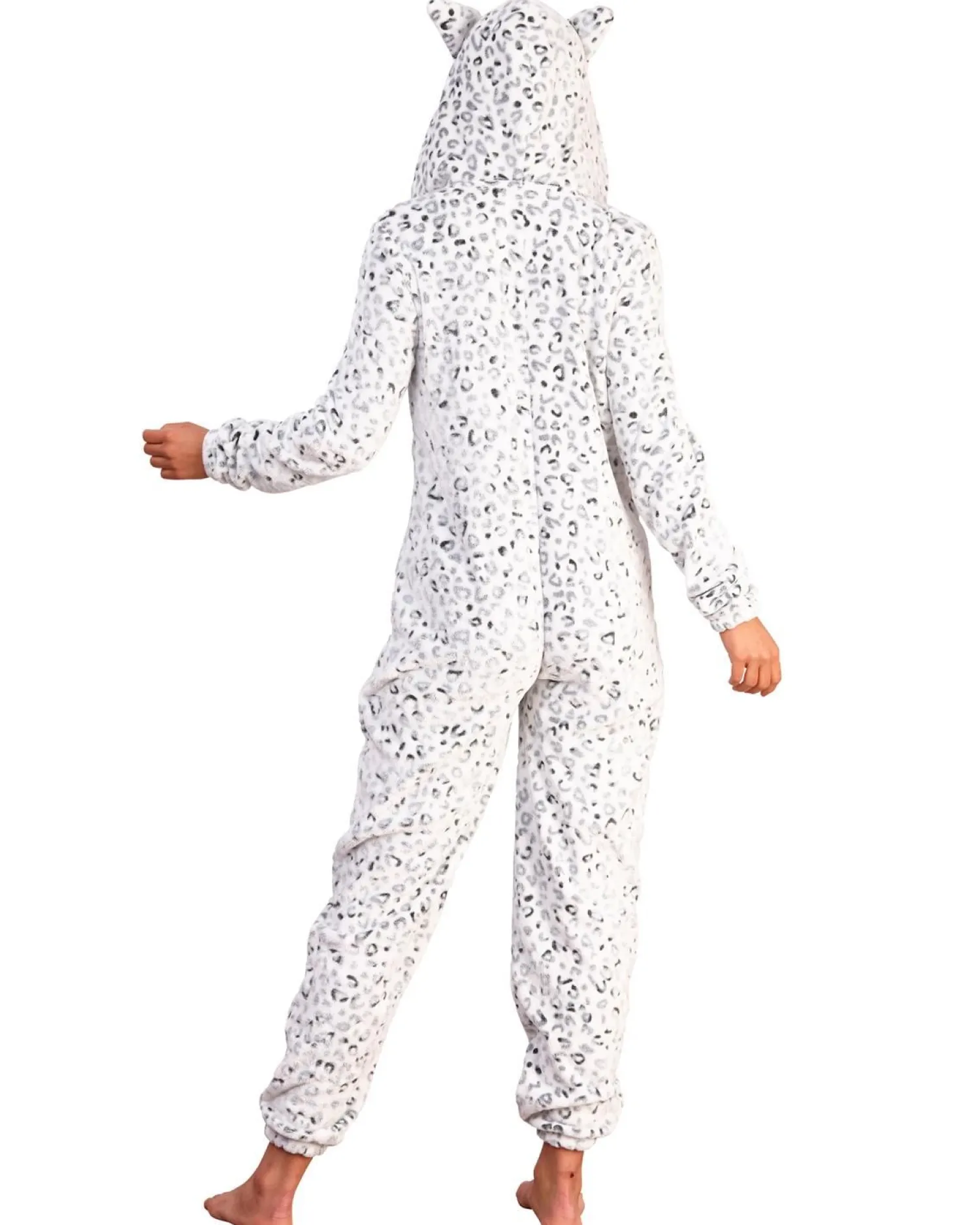 loungeable_leopard_print__0.webp Loungeable Onesies | Leopard Print Onesie - Grey