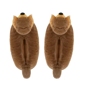 Men Loungeable Mens Beaver Slippers