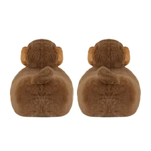 Men Loungeable Mens Beaver Slippers