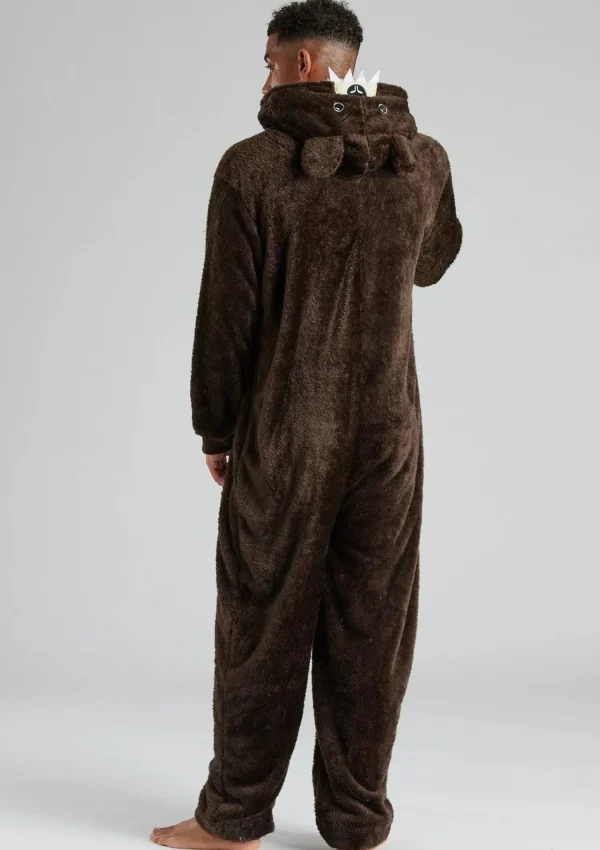 Men Loungeable Mens Brown Bear Onesie