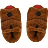 Men Loungeable Mens Brown Bulldog Slippers