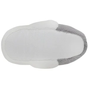Men Loungeable Mens Grey Wolf Slippers