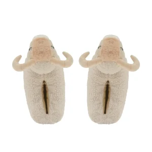 Men Loungeable Mens Highland Ram Slippers