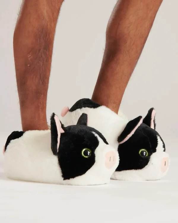 Men Loungeable Mens Novelty Pig Slippers