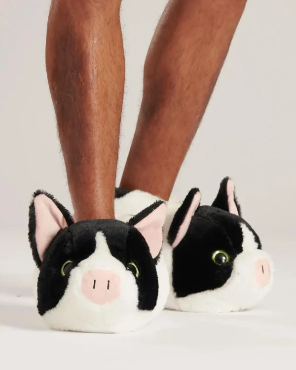 Men Loungeable Mens Novelty Pig Slippers