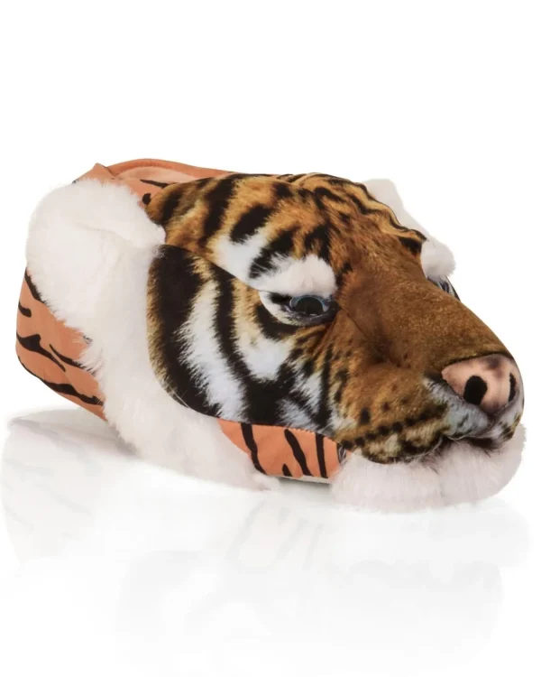 Men Loungeable Mens Novelty Tiger Slippers