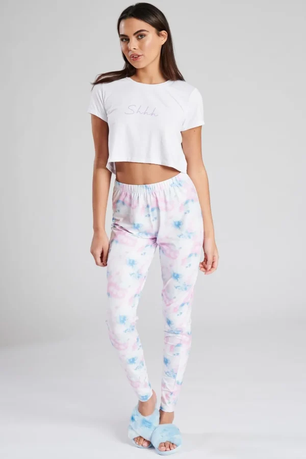 Loungeable Pyjamas | Pastel Tie Dye Pyjamas