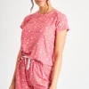 Loungeable Pyjamas | Pink Astrology Short Pyjamas