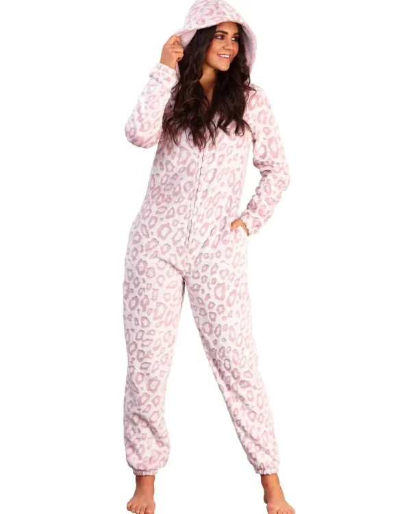 Loungeable Onesies | Pink Leopard Onesie