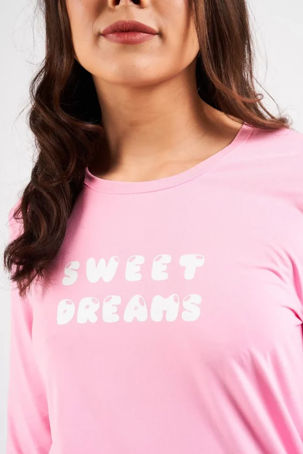 Loungeable Pyjamas | Pink Sweet Dreams Long Pyjamas