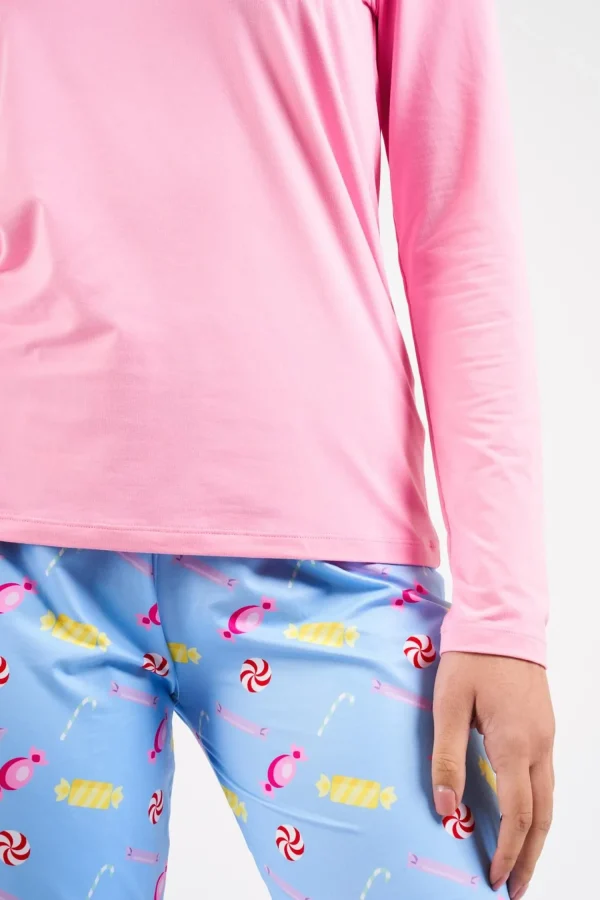Loungeable Pyjamas | Pink Sweet Dreams Long Pyjamas