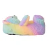 Loungeable Slippers | Rainbow Teddy Bear Slippers