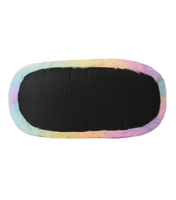 Loungeable Slippers | Rainbow Teddy Bear Slippers