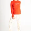 Loungeable Pyjamas | Red Foxy Long Pyjamas