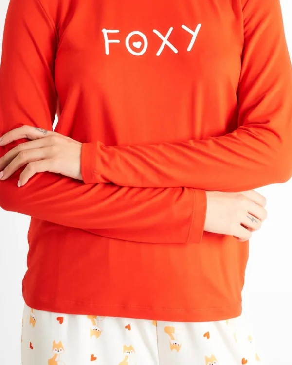 Loungeable Pyjamas | Red Foxy Long Pyjamas