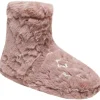 Loungeable Slippers | Sequin Star Bootie Slippers - Pink