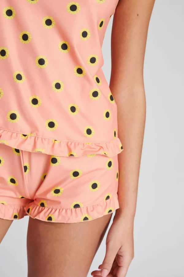 Loungeable Pyjamas | Sunflower Print Pyjamas