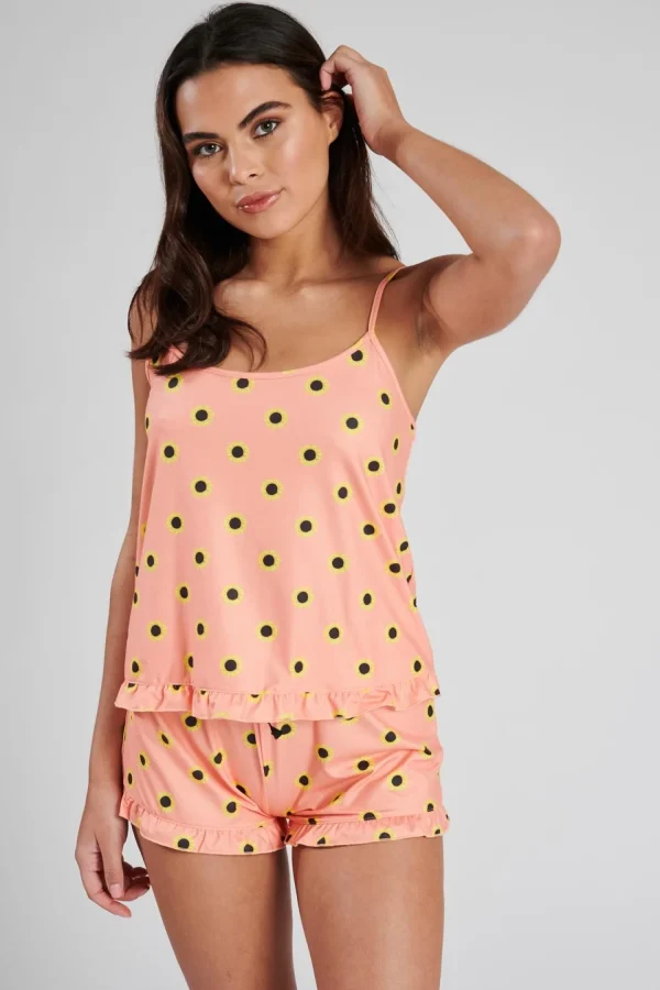 Loungeable Pyjamas | Sunflower Print Pyjamas