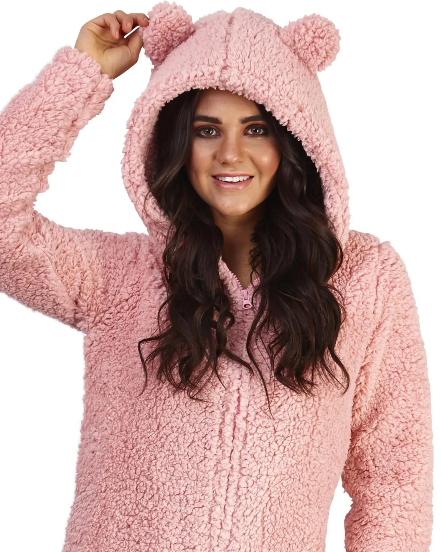 loungeable_teddy_sherpa_o_2.webp Loungeable Onesies | Teddy Sherpa Onesie - Pink