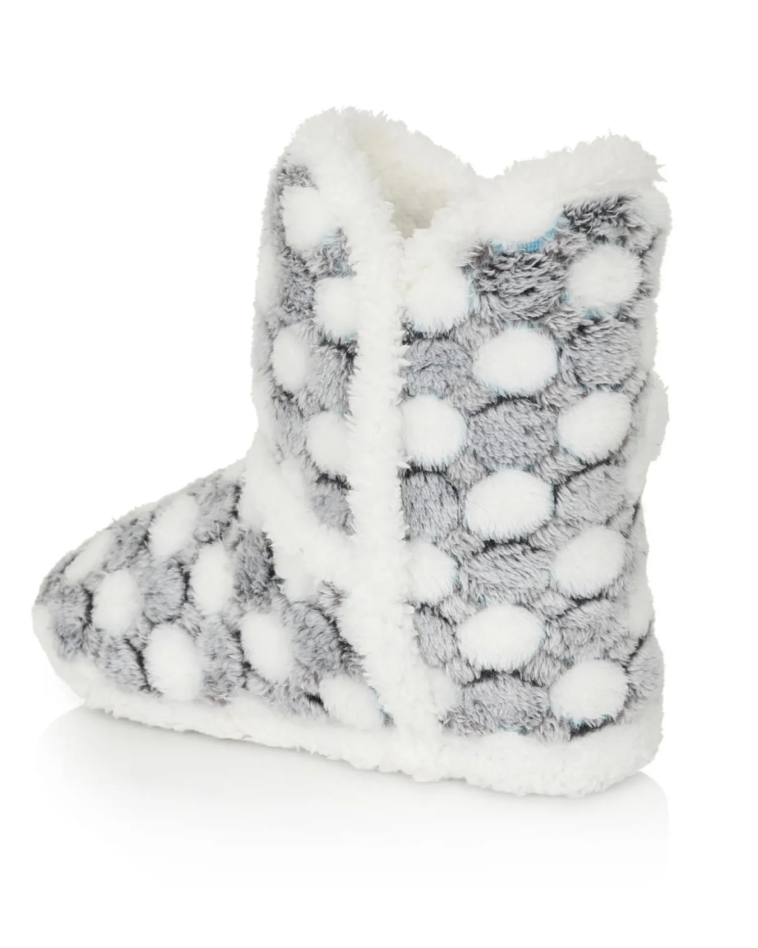 loungeable_womens_spotted_2.webp Loungeable Slippers | Womens Spotted Bootie Slippers
